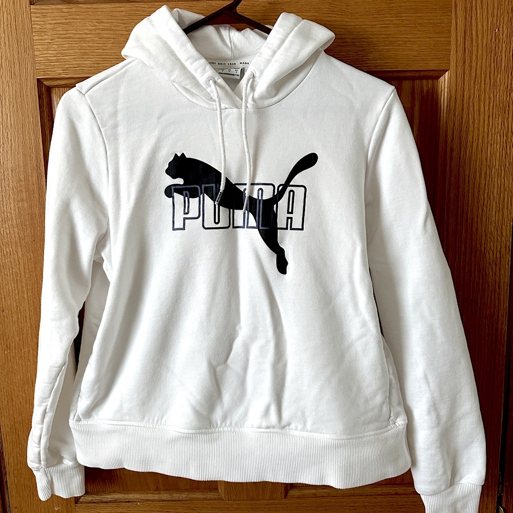 Puma Women’s White Hoodie Sz Small
